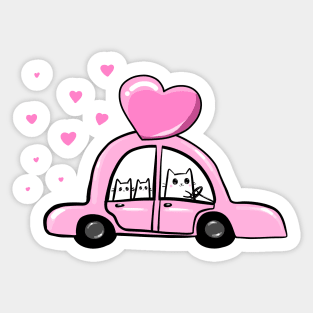 Valentine Drive! Sticker